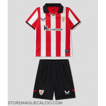 Athletic Bilbao Maglia Gara Casa Repliche 2025-26 Bambino